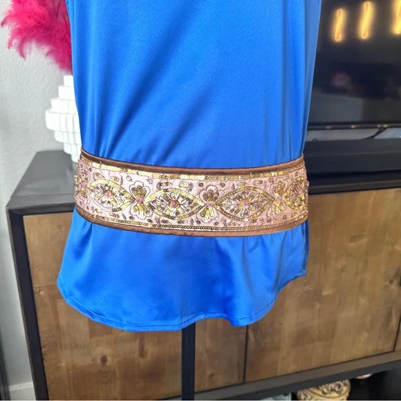 Embroidered and Sequined Embellished Belt - Picture 8 of 8